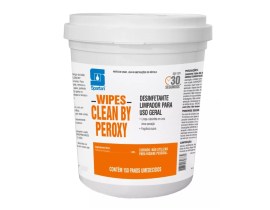 Toalha Umedecida Spartan Clean By Peroxy Wipes - 150 Unid - Spartan